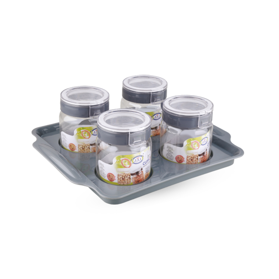 Clipp-O Container 350 (4 pc Set with Tray)