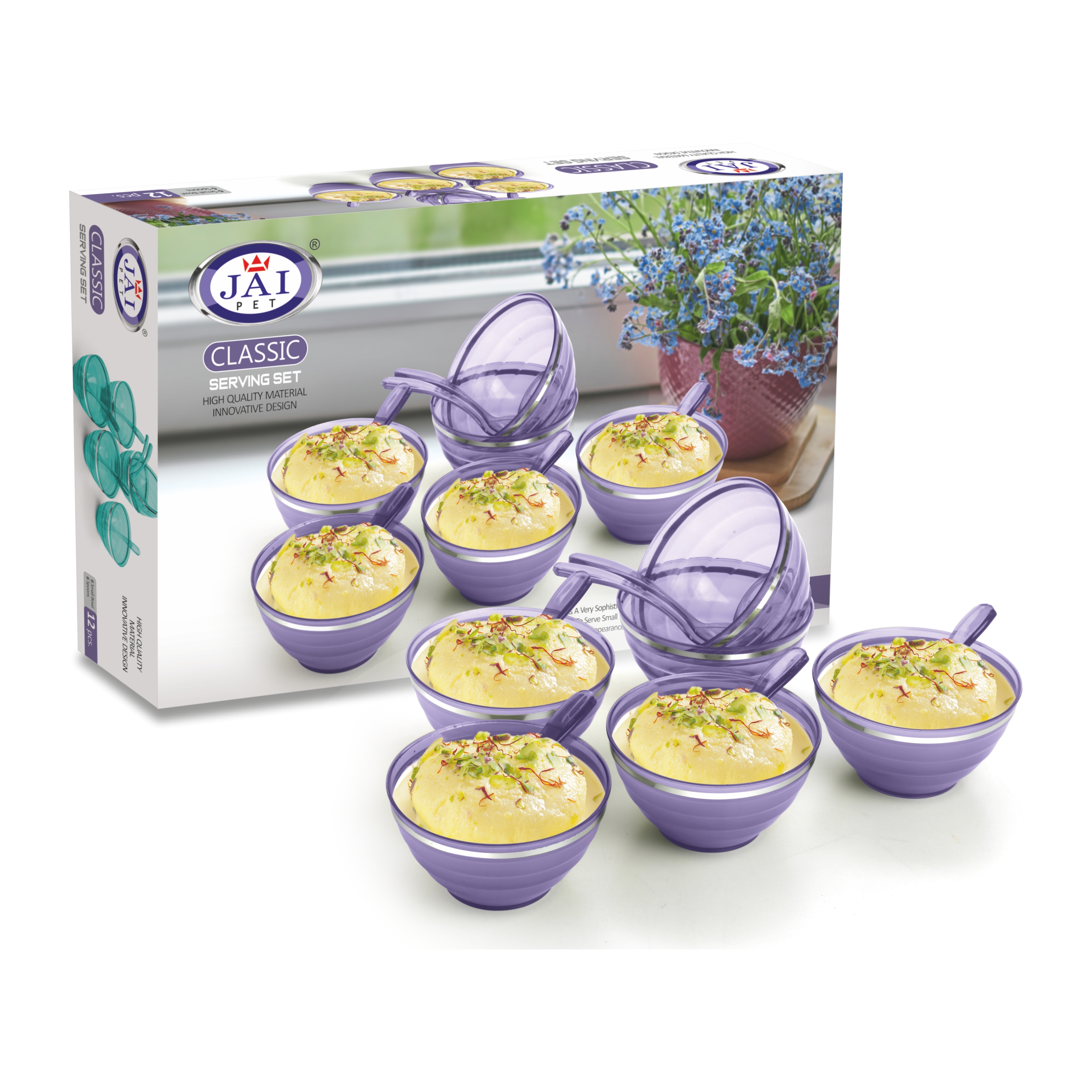 Classic Bowl Serving Set (12 Pcs)