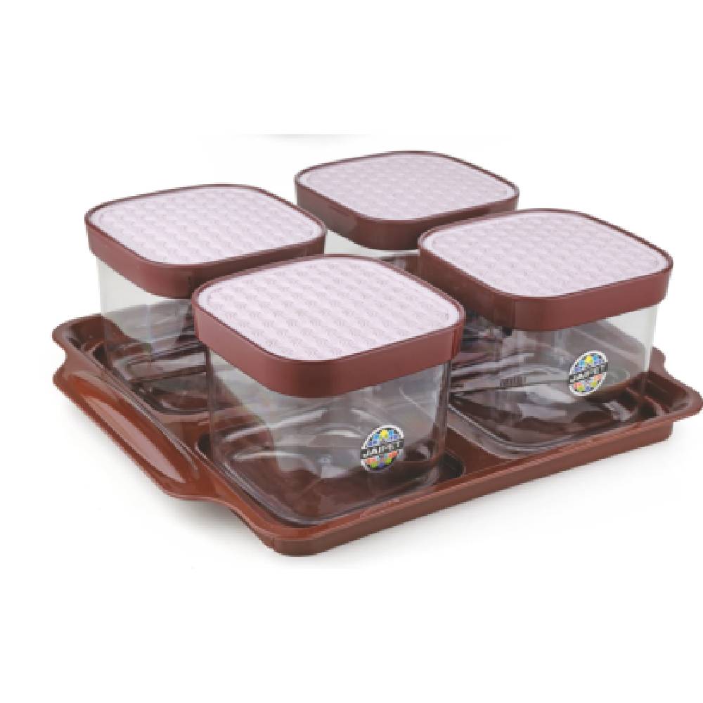 Nova Serving 4 Pc Set with Tray